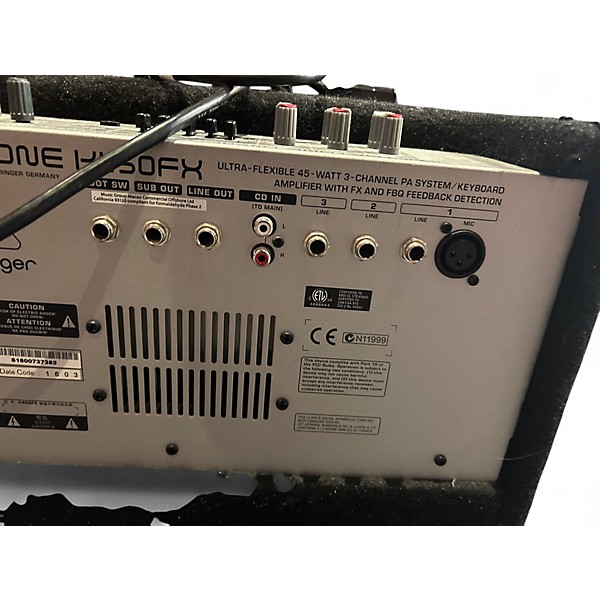 Used Behringer ULTRATONE K450FX Keyboard Amp