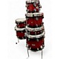Used PDP by DW 7 Piece X7 Red to Black Fade Drum Kit