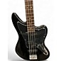 Used Squier JAGUAR Black Electric Bass Guitar