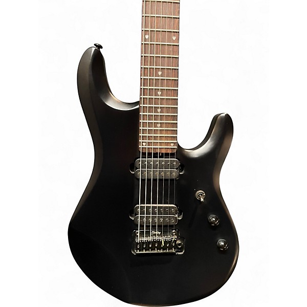 Used Sterling by Music Man JP70 John Petrucci Signature Satin Black Solid Body Electric Guitar