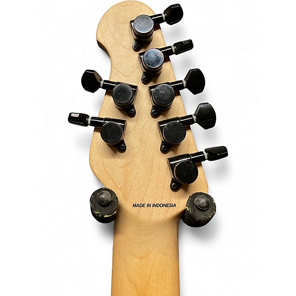 Used Sterling by Music Man JP70 John Petrucci Signature Satin Black Solid Body Electric Guitar