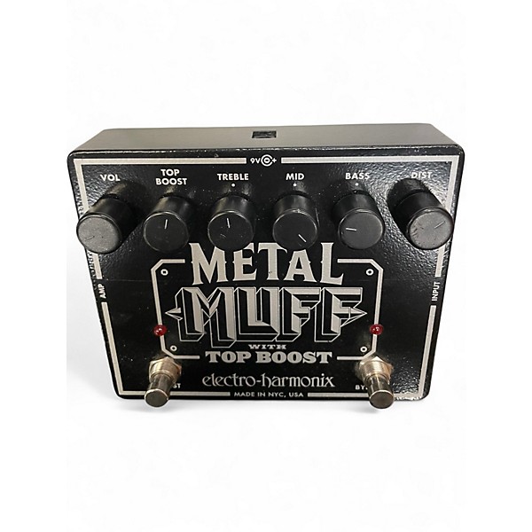 Used Electro-Harmonix Metal Muff Distortion With Top Boost Effect Pedal