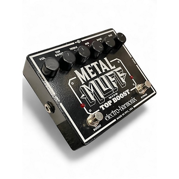 Used Electro-Harmonix Metal Muff Distortion With Top Boost Effect Pedal