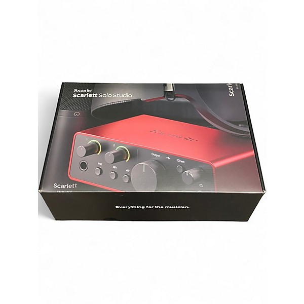 Used Focusrite Scarlett Solo Studio Gen 4 Audio Interface