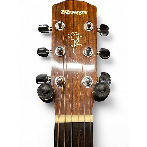 Used Morris F-12IITS 3 Tone Sunburst Acoustic Guitar