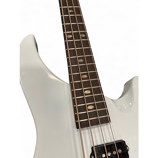 Used Mitchell mb100pb Powder Blue Electric Bass Guitar