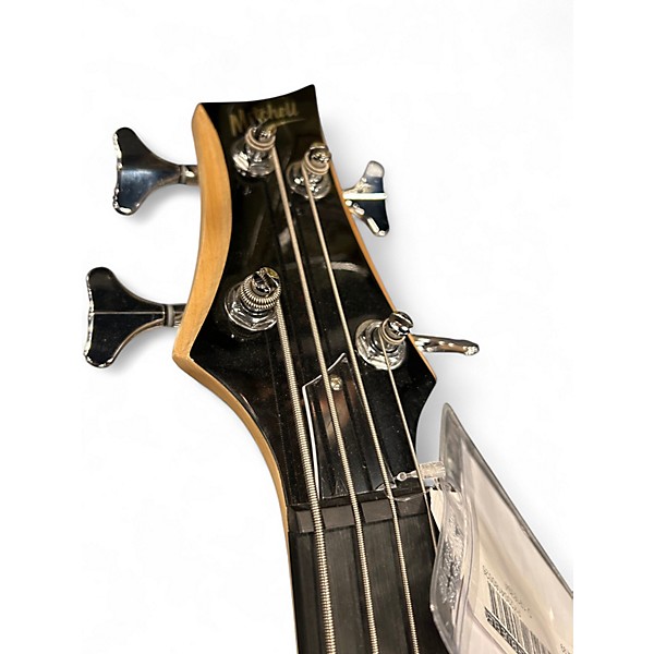 Used Mitchell mb100pb Powder Blue Electric Bass Guitar