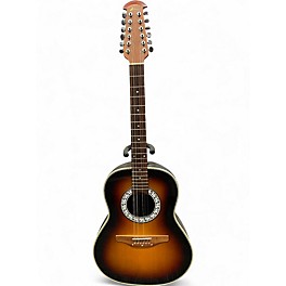 Used Ovation CC15 Celebrity 3 Color Sunburst 12 String Acoustic Guitar