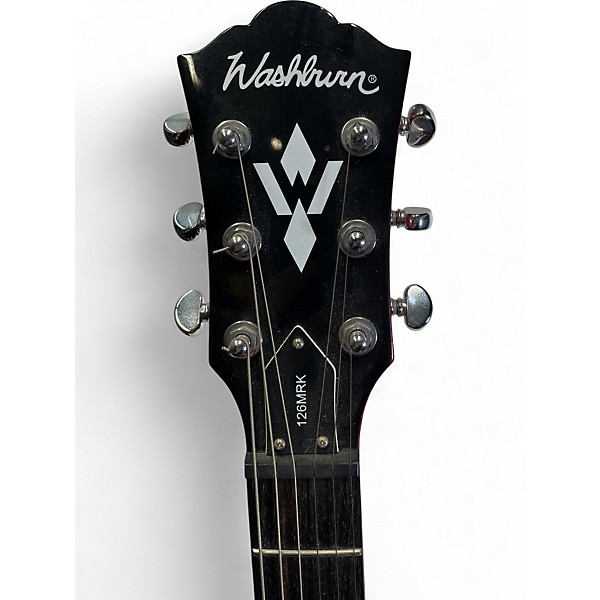 Used Washburn wis26mrk Candy Apple Red Solid Body Electric Guitar