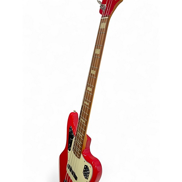 Used 2007 Fender Fender JAB J-Craft Jaguar Bass MIJ Hot Rod Red Electric Bass Guitar
