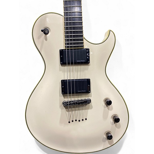 Used Schecter Guitar Research Blackjack ATX Solo 6 Vintage White Solid Body Electric Guitar