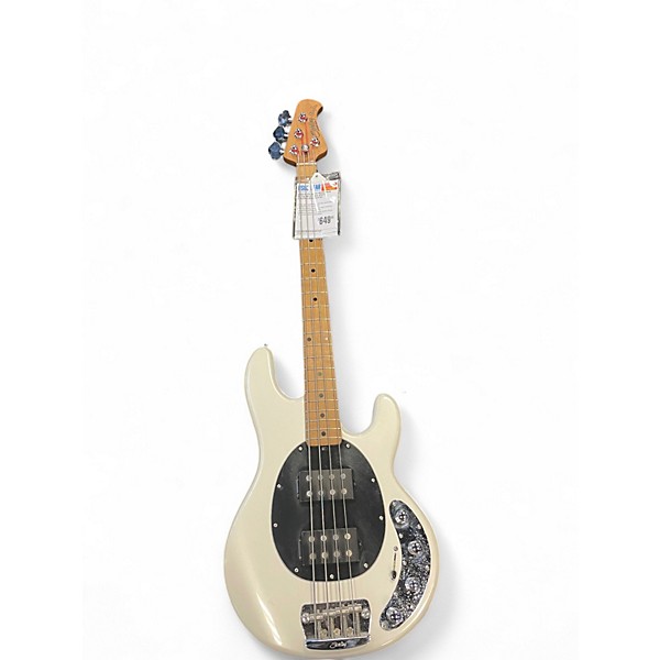 Used Sterling by Music Man RAY34 HH Antique White Electric Bass Guitar