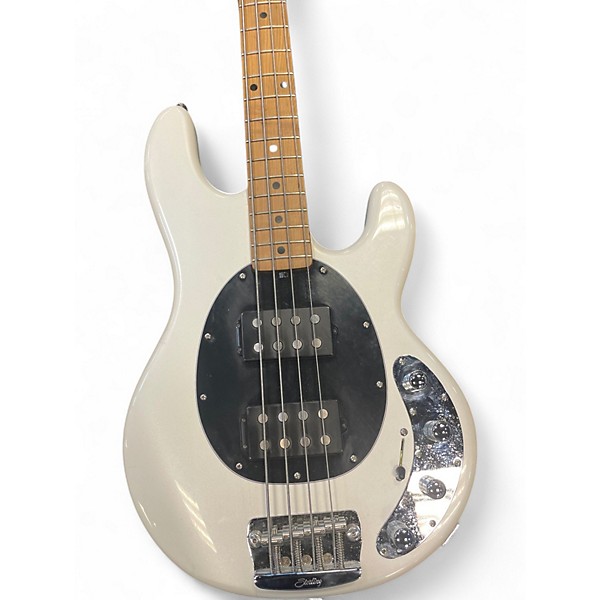 Used Sterling by Music Man RAY34 HH Antique White Electric Bass Guitar