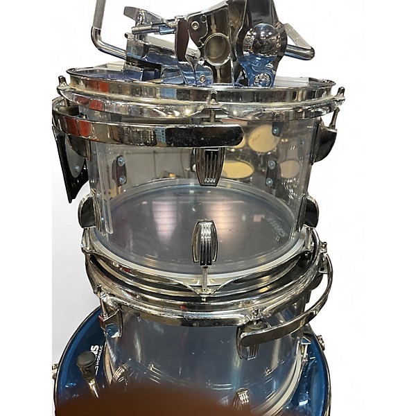 Used Ludwig 4 Piece Vistalite Clear Drum Kit