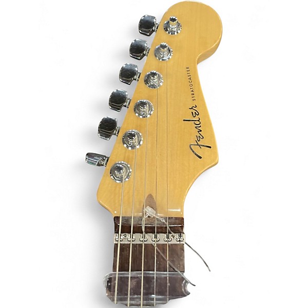 Used Fender American Deluxe Stratocaster HSS Olympic Pearl Solid Body Electric Guitar