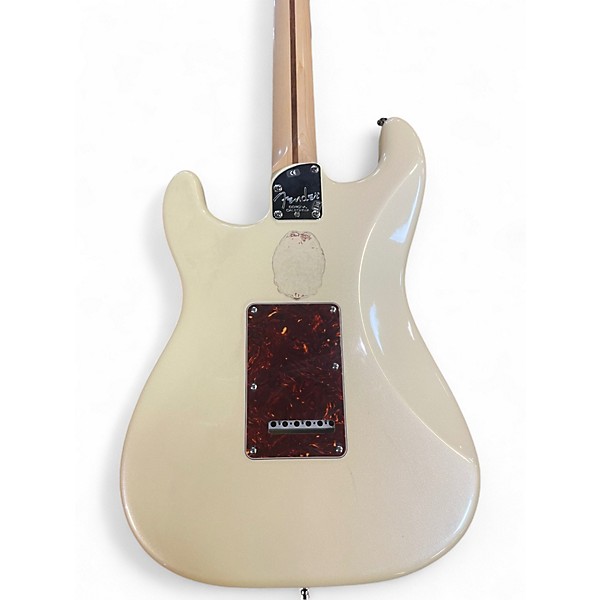 Used Fender American Deluxe Stratocaster HSS Olympic Pearl Solid Body Electric Guitar
