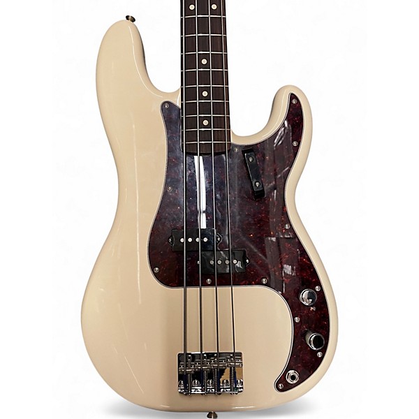 Used Fender Player Precision Bass WHITE Electric Bass Guitar