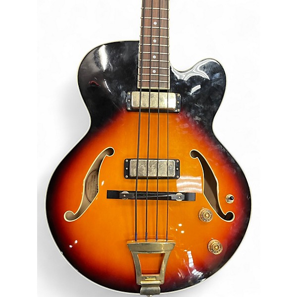 Used Ibanez AFB200 sunburst Electric Bass Guitar
