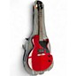 Used Epiphone LES PAUL CUSTOM JUNIOR TRANS CHERRY RED Solid Body Electric Guitar thumbnail