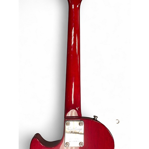 Used Epiphone LES PAUL CUSTOM JUNIOR TRANS CHERRY RED Solid Body Electric Guitar