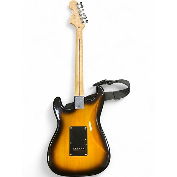 Used Squier STRATOCASTER SSS Tobacco Burst Solid Body Electric Guitar