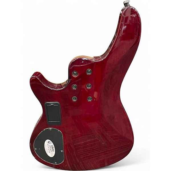 Used Schecter Guitar Research Omen Extreme 5 String Wine Red Electric Bass Guitar