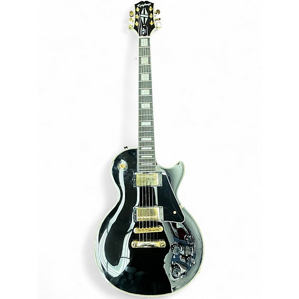Used Epiphone Les Paul Custom Black Solid Body Electric Guitar