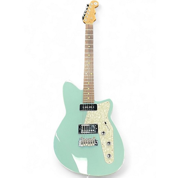 Used Reverend double agent Seafoam Green Solid Body Electric Guitar