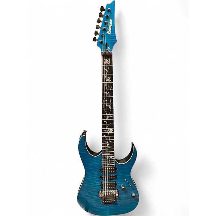 Used 2019 Ibanez RG8570Z J CUSTOM Sunburst Solid Body Electric