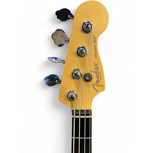 Used Fender PRECISON Black Electric Bass Guitar