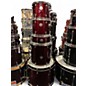 Used Mapex 5 Piece Voyager Red Sparkle Drum Kit thumbnail