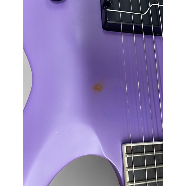 Used ESP LTD SC607B 7 String Baritone Purple Solid Body Electric Guitar