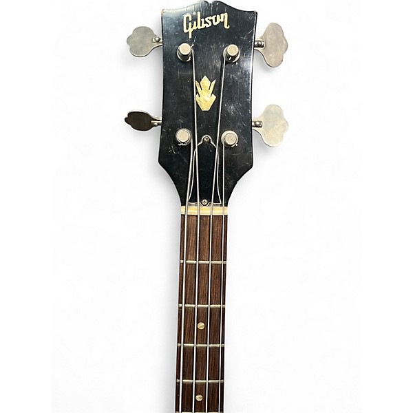 Used 1960s Gibson Hollowbody Bass E132C Candy Apple Red Electric Bass Guitar