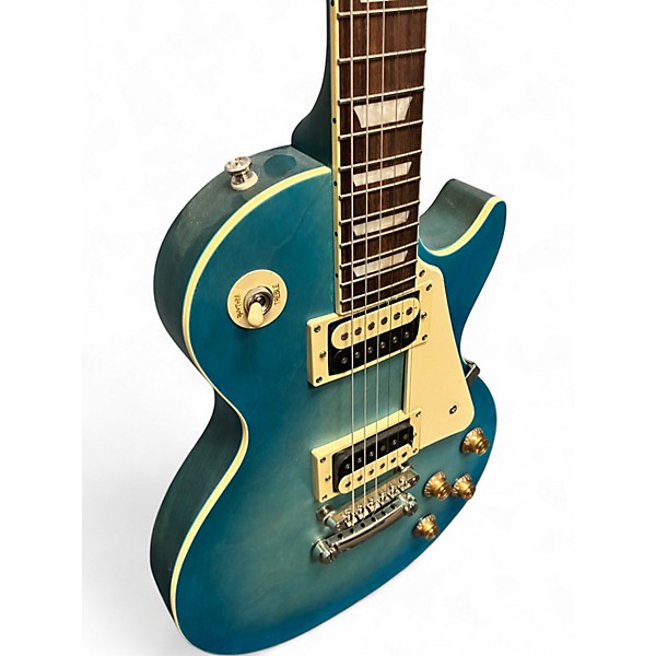 Used Epiphone Les Paul Traditional Pro IV Blue Solid Body Electric Guitar