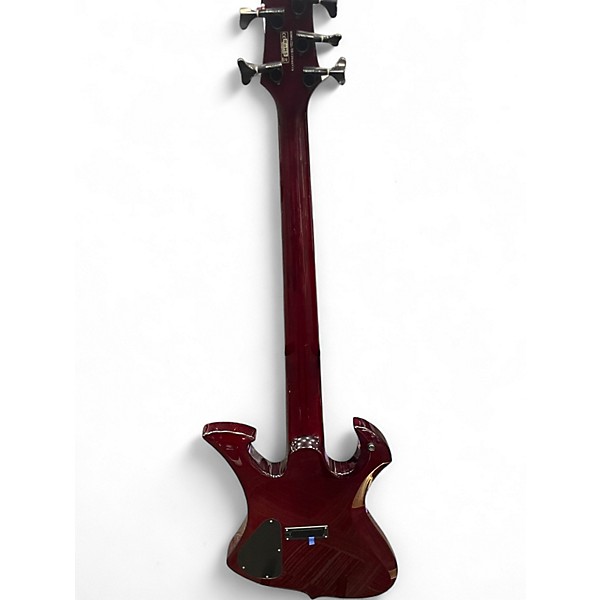 Used Dean SPIRE 5 STRING Red Electric Bass Guitar