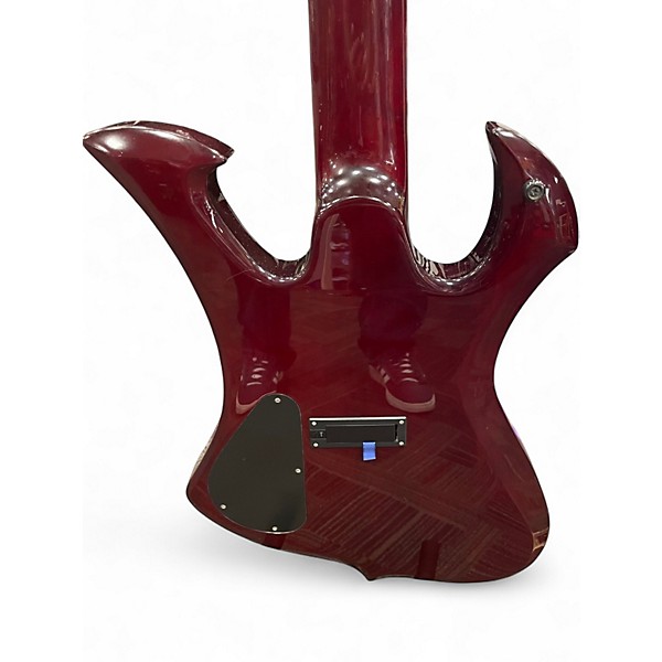 Used Dean SPIRE 5 STRING Red Electric Bass Guitar