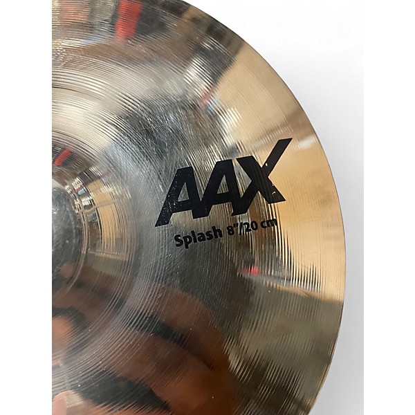 Used SABIAN 8in AAX Splash Brilliant Cymbal