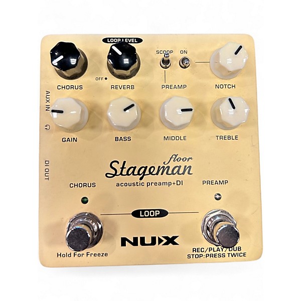 Used NUX STAGEMAN Guitar Preamp