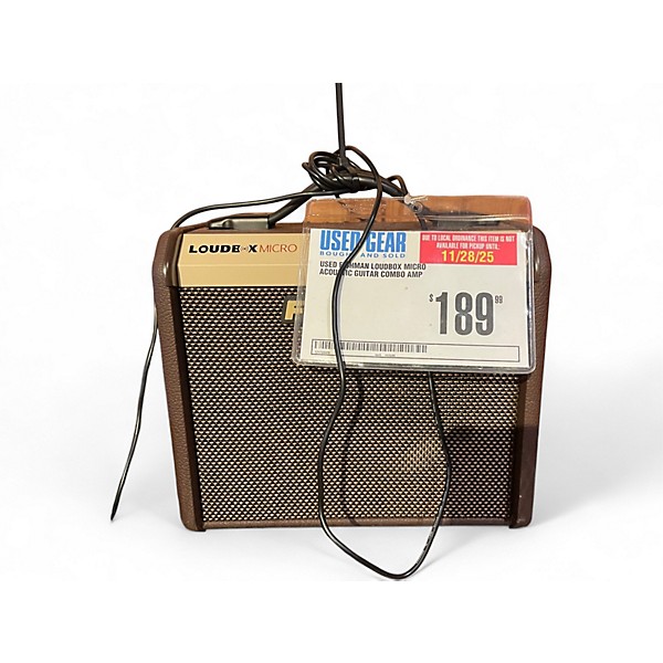 Used Fishman Loudbox Micro Acoustic Guitar Combo Amp