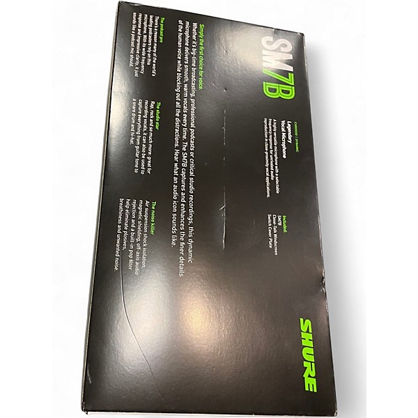 Used Shure SM7B Dynamic Microphone