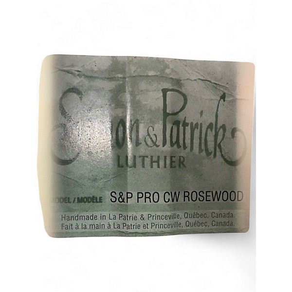 Used Simon & Patrick S&P Pro CW Rosewood Natural Acoustic Electric Guitar