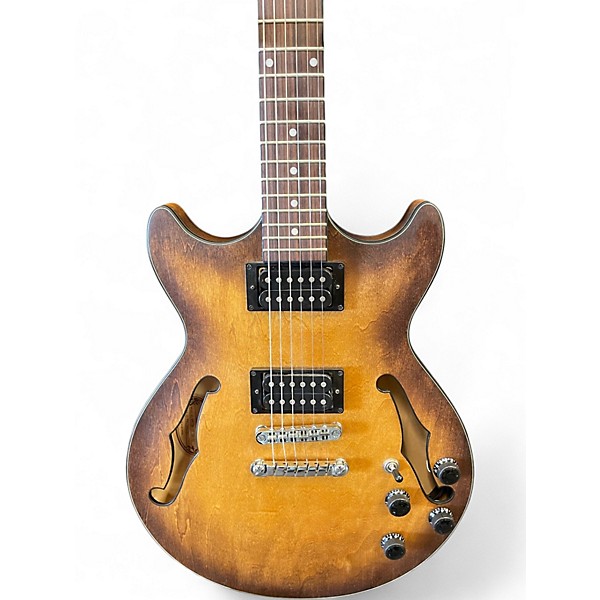 Used Ibanez AM73B Archtop Brown Hollow Body Electric Guitar