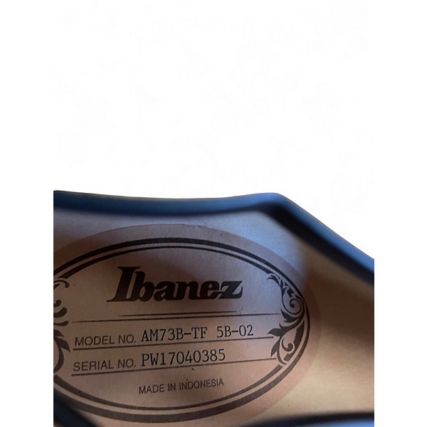 Used Ibanez AM73B Archtop Brown Hollow Body Electric Guitar