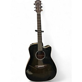Used Yamaha A1M Transparent Black Acoustic Electric Guitar