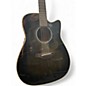 Used Yamaha A1M Transparent Black Acoustic Electric Guitar