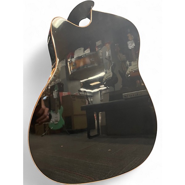 Used Yamaha A1M Transparent Black Acoustic Electric Guitar