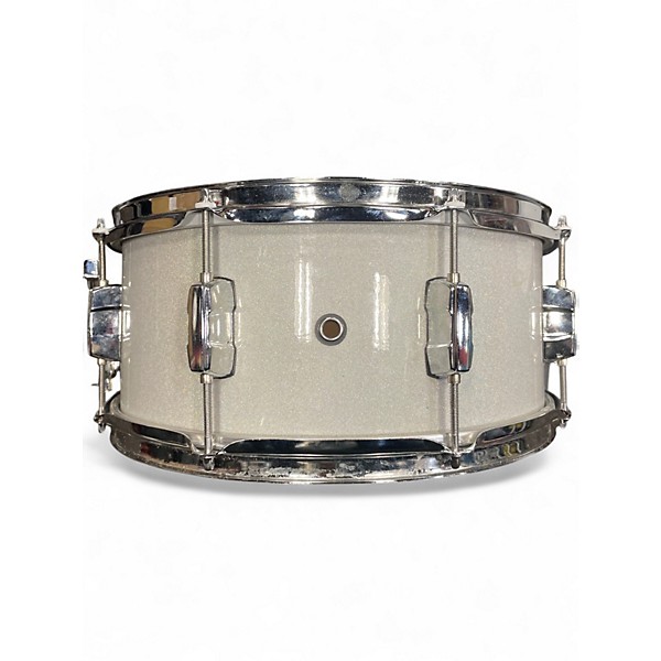 Used Mapex 14in MARS BIRCH WHITE SPARKLE Drum
