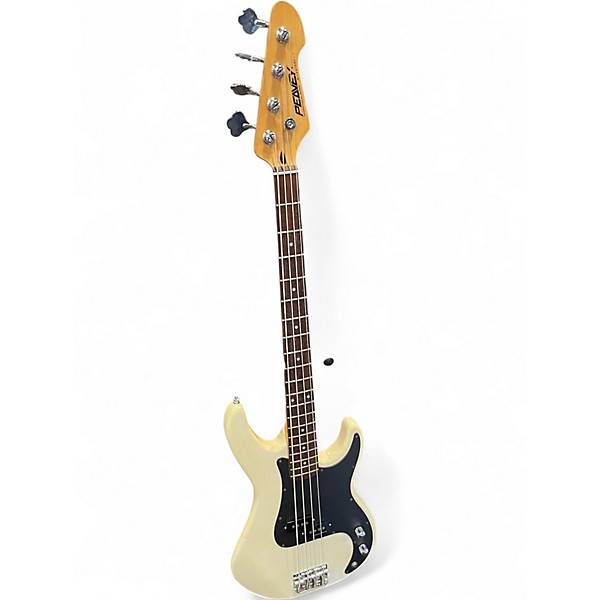 Used Peavey Milestone II Classic White Electric Bass Guitar