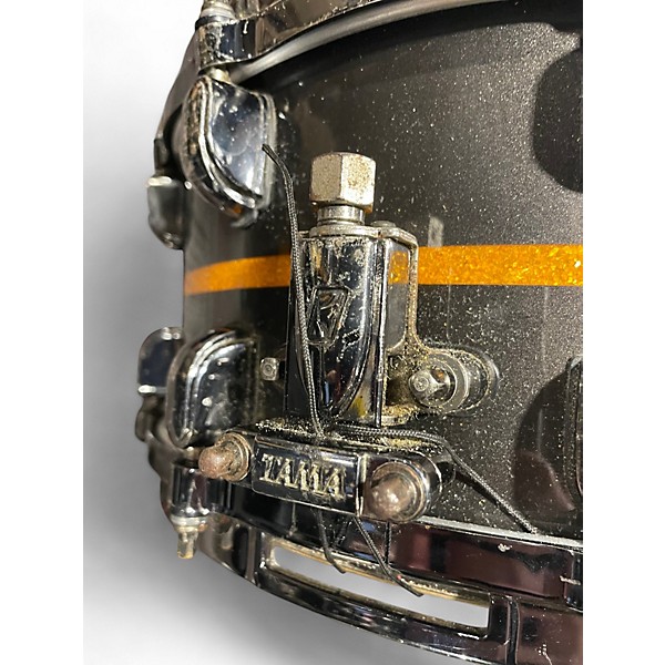 Used TAMA 14X6.5 Starclassic Bubinga Snare Black Metallic Gray Drum