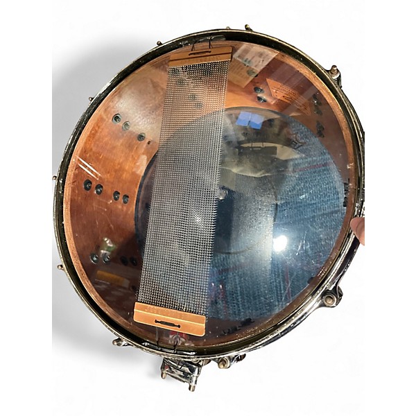 Used TAMA 14X6.5 Starclassic Bubinga Snare Black Metallic Gray Drum